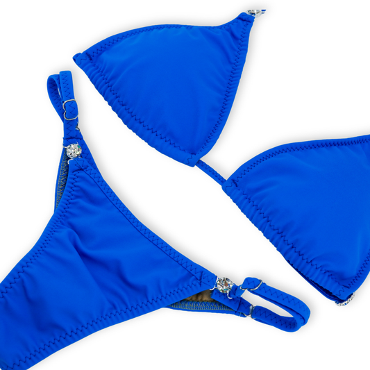 Electric Blue Posing Bikini - Ready to Ship