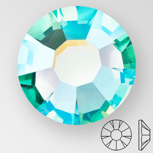 Preciosa Crystal Rhinestone Maxima - Caribbean Sea AB