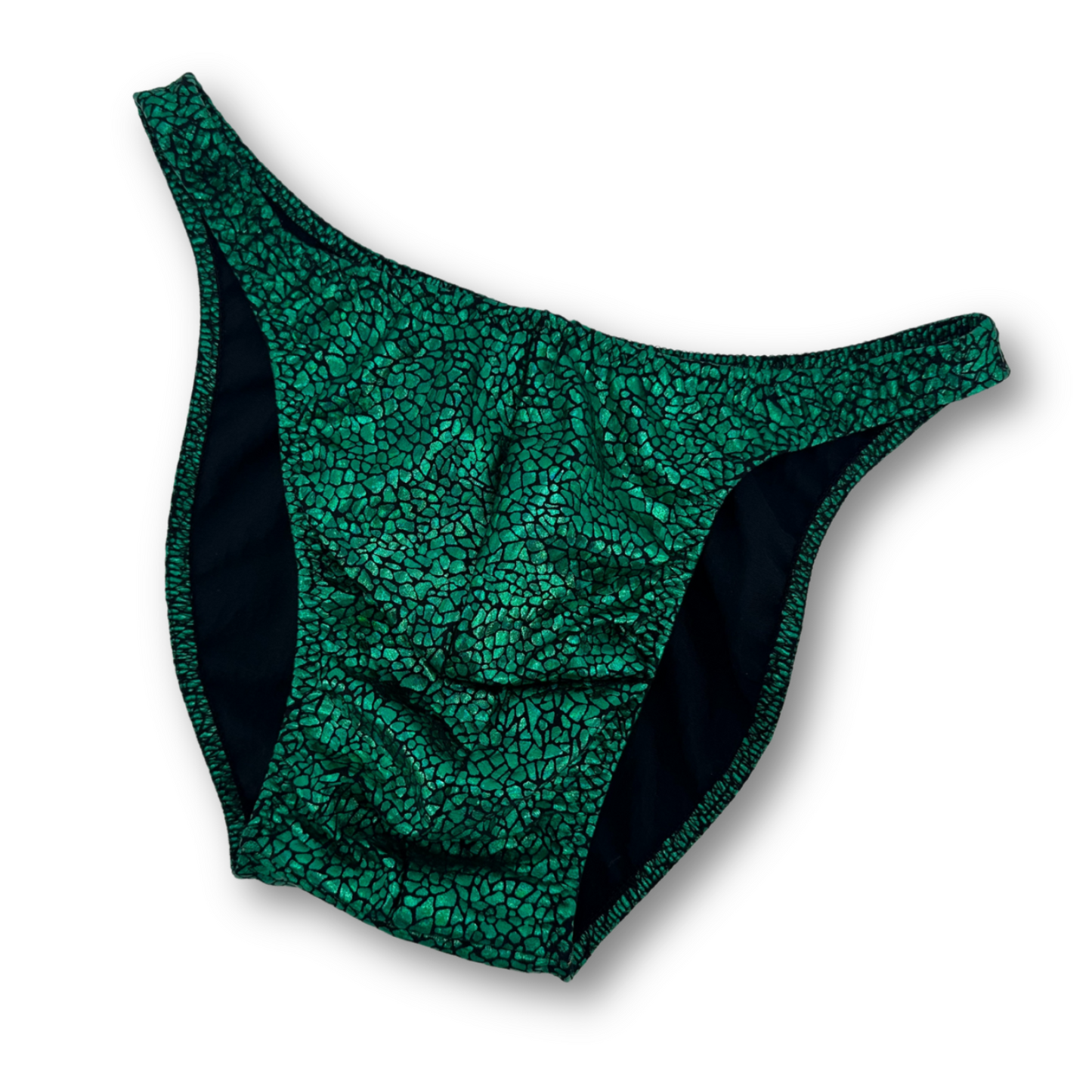 Men's body building posing trunks - Dark Green