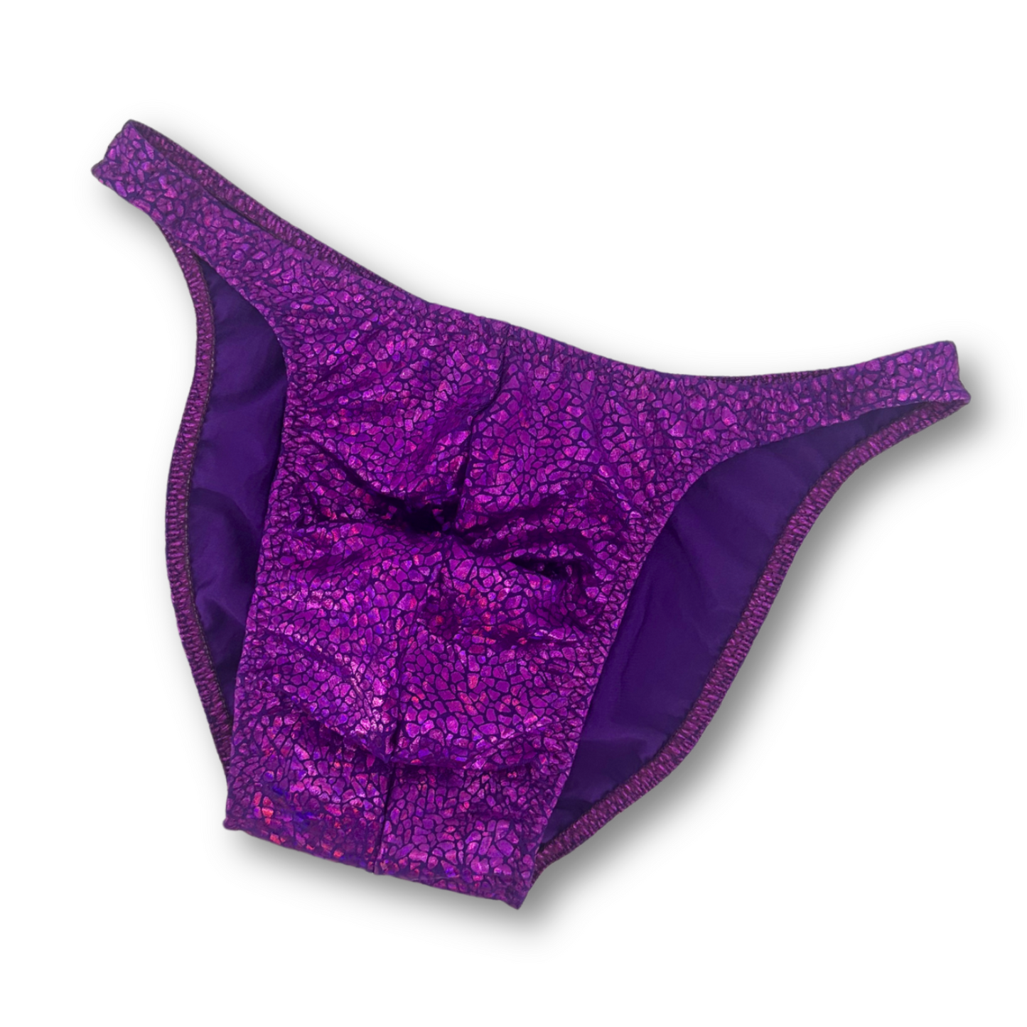 Men's body building posing trunks - Bright Purple