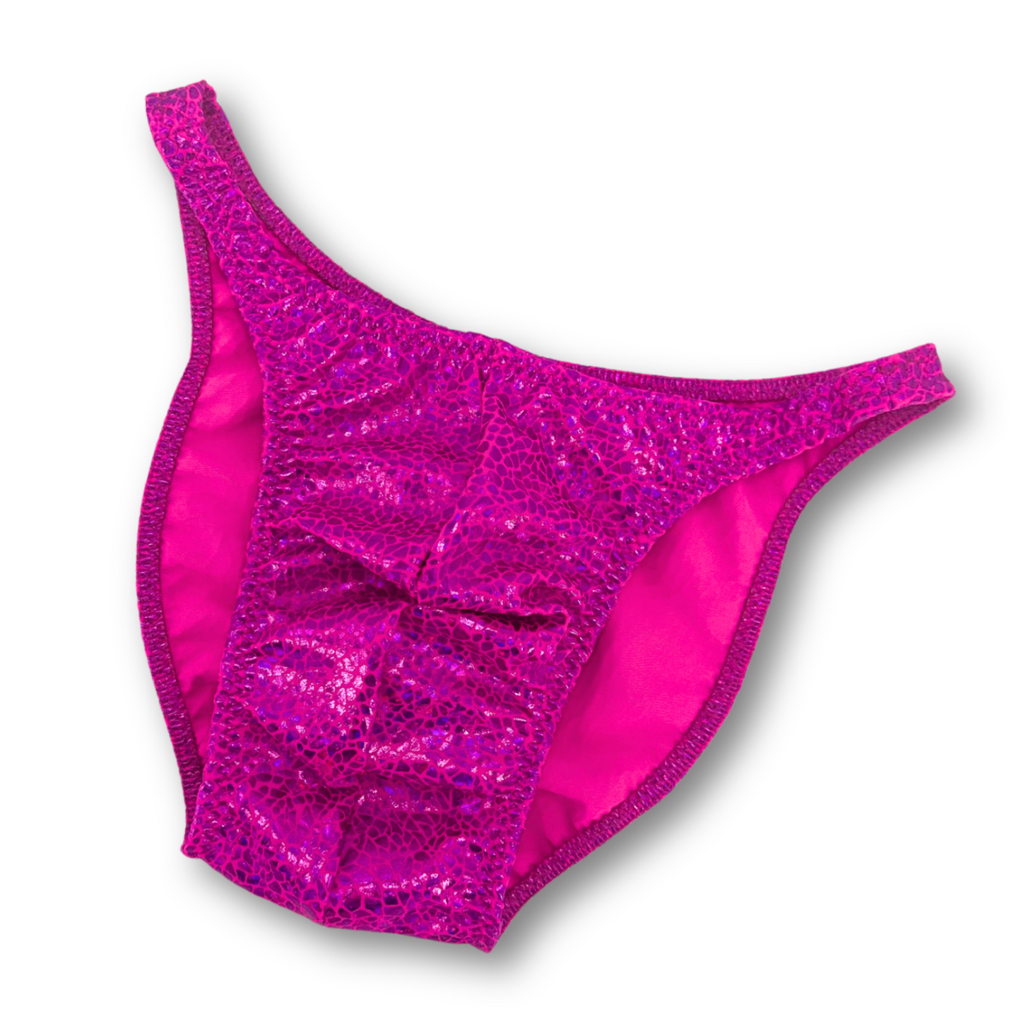 Men's body building posing trunks - Hot Pink