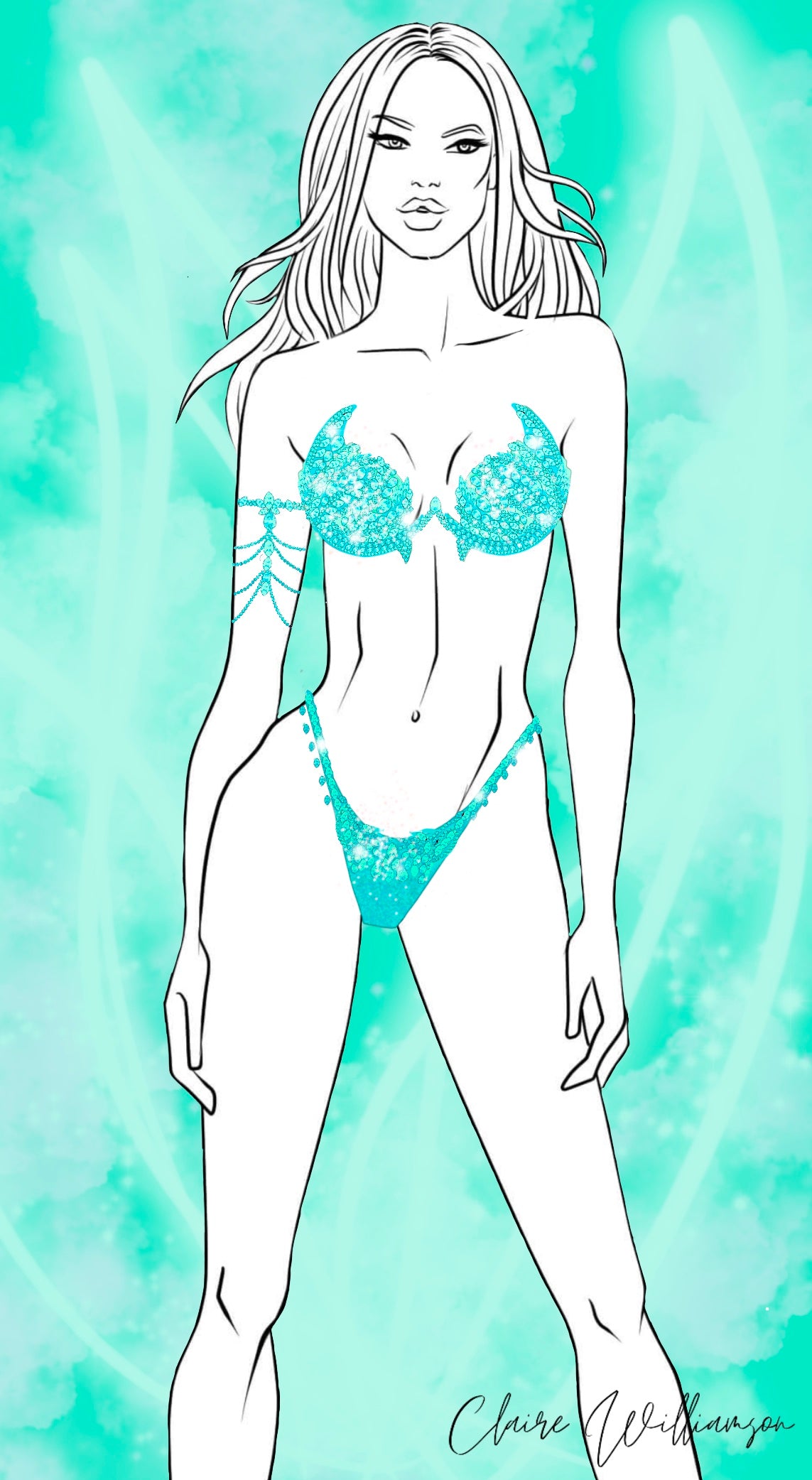 Couture Design - Azure Aura