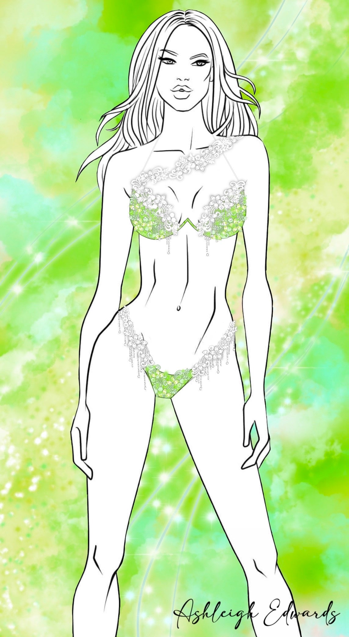 Couture Design - Lime Spritz