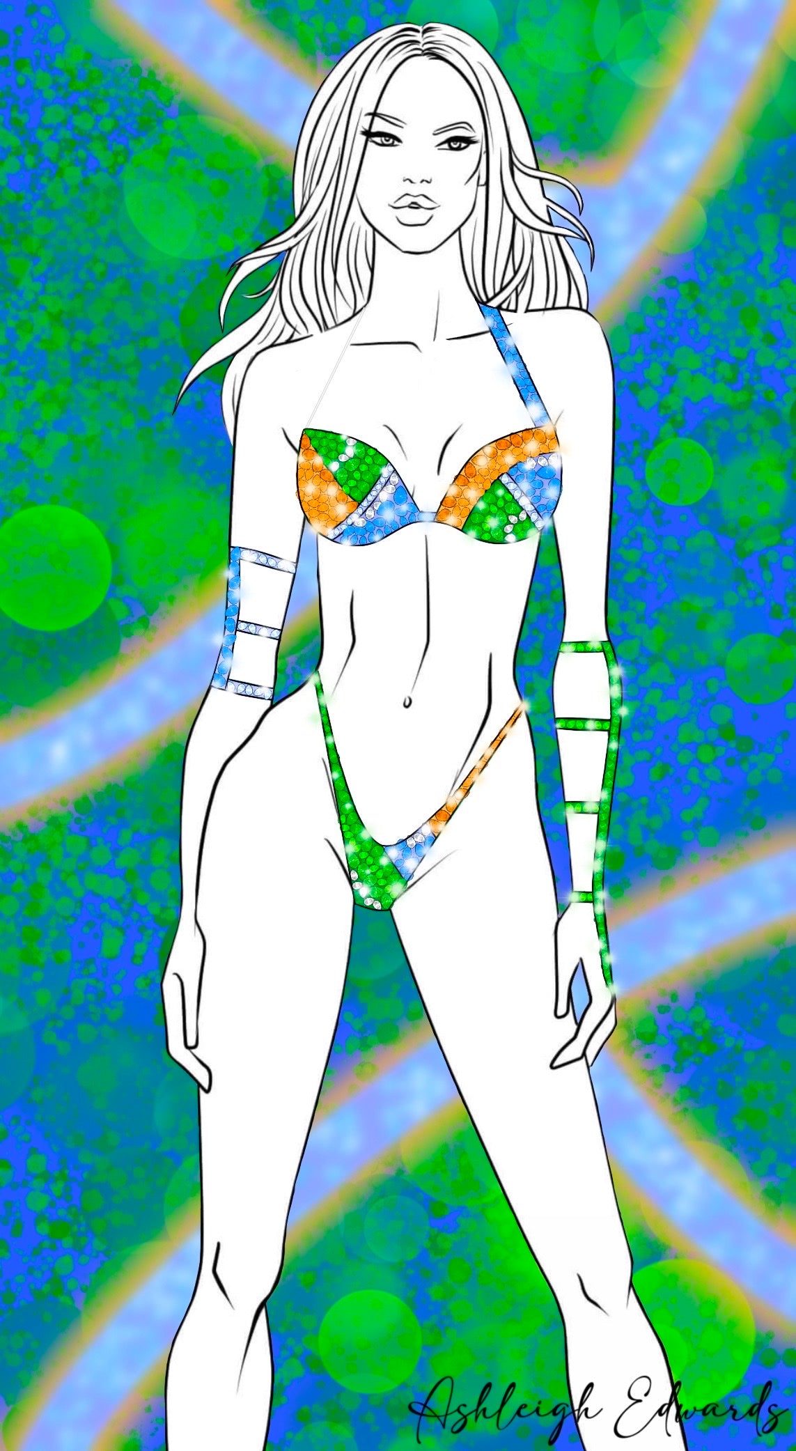 Couture Design - Neon Jungle