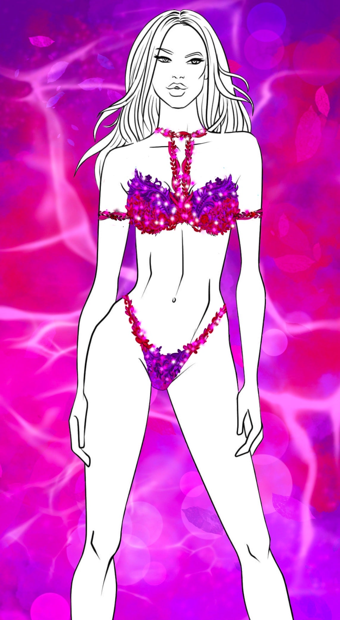 Couture Design - Fuchsia Fusion