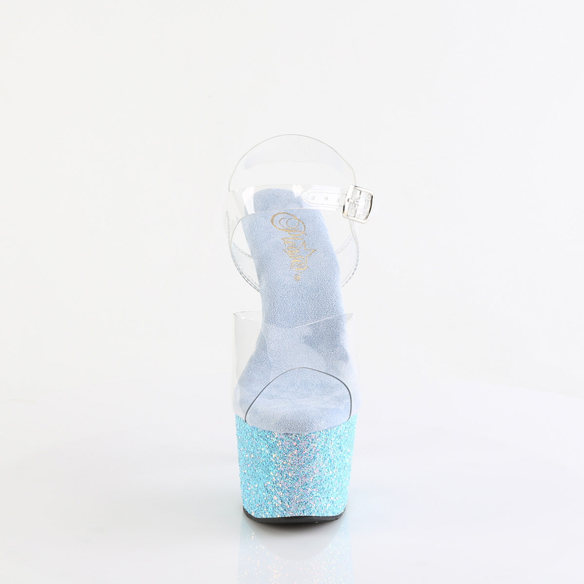 ADORE-708LG Clr/B. Blue Glitter