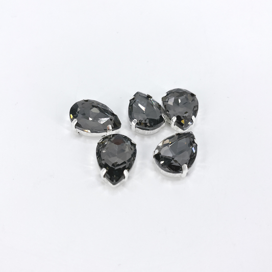 Glass Claw Teardrop - GREY