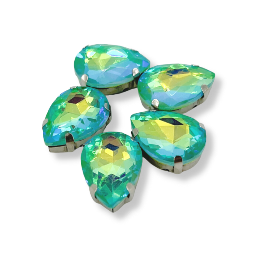 Candy Claw Teardrop - PERIDOT AB