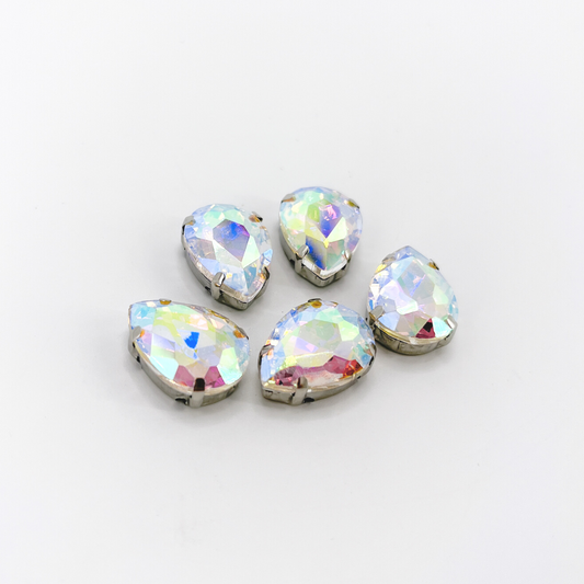 Glass Claw Teardrop - AB