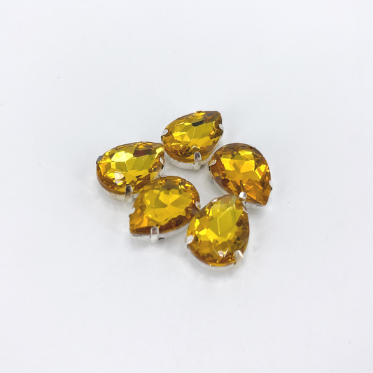 Glass Claw Teardrop - TOPAZ