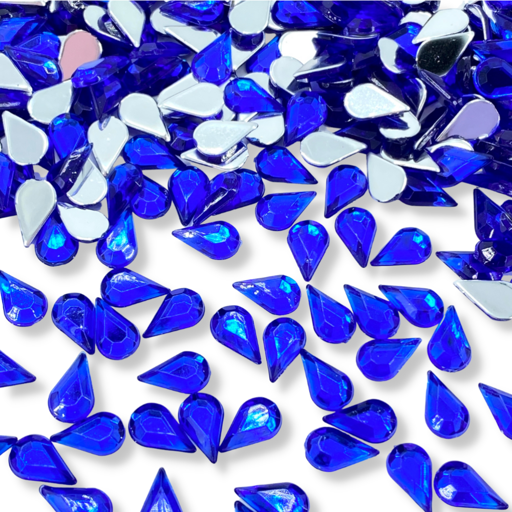 Resin Small Teardrop - DARK BLUE
