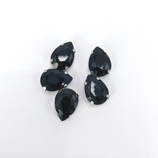Glass Claw Teardrop - BLACK