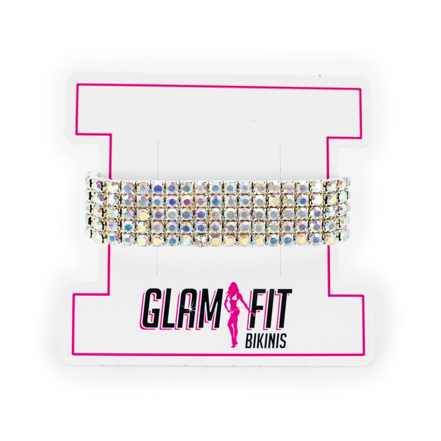 AB rhinestone bracelet bikini competition jewellery