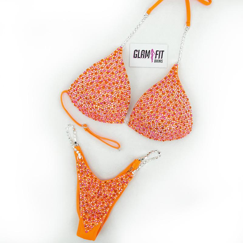 glamfit bikinis figure suit competition bikini ifbb npc icn anb embellished