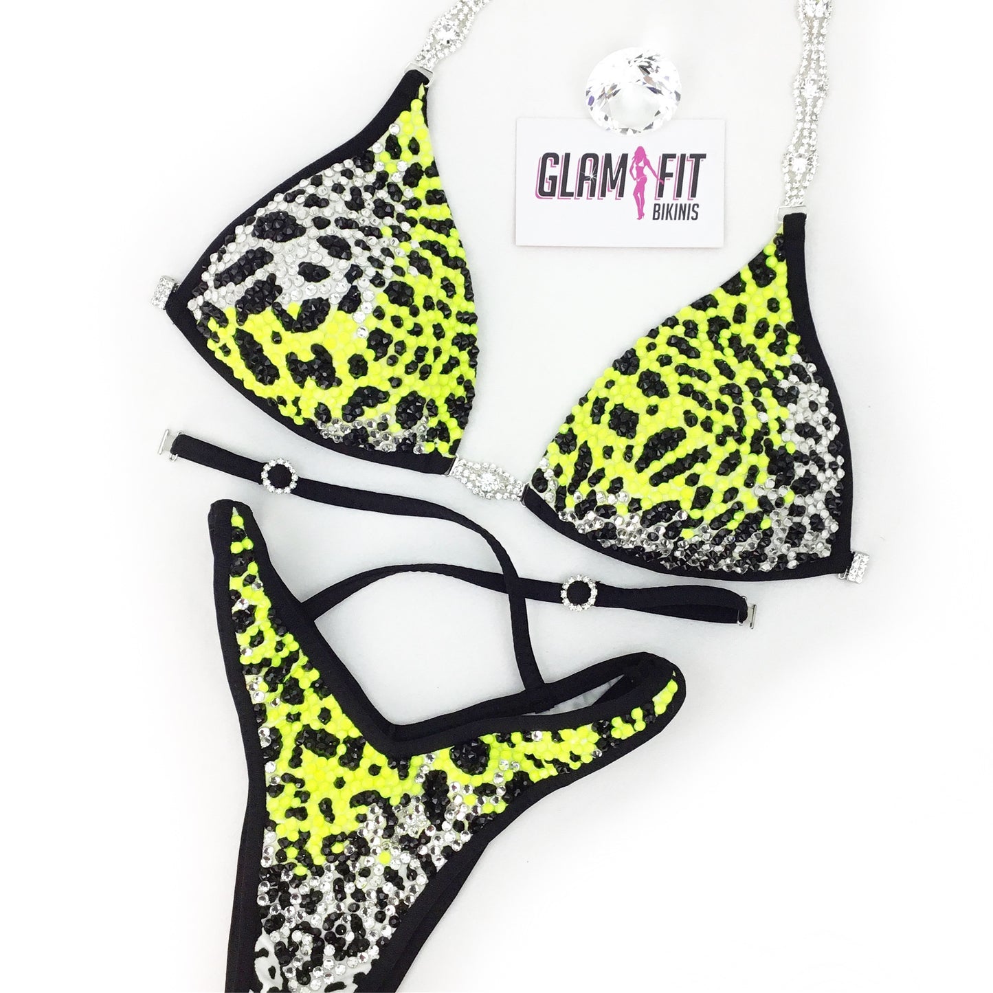 glamfit bikinis figure suit competition bikini ifbb npc icn anb wbff bodybuilding embellished