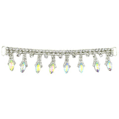 Connector Set - Brief: Marquise Drop, Strap: 2 Row 4mm, Middle: Marquise Drop