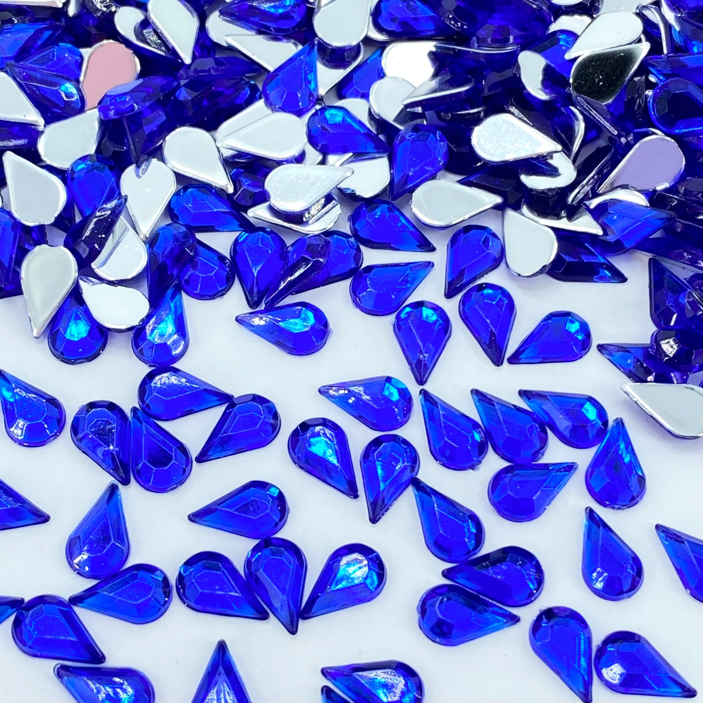 Resin Small Teardrop - DARK BLUE