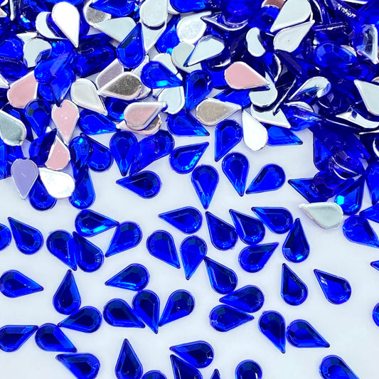 Resin Small Teardrop - DARK BLUE