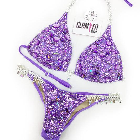 glamfit bikinis figure suit competition bikini ifbb npc icn anb embellished