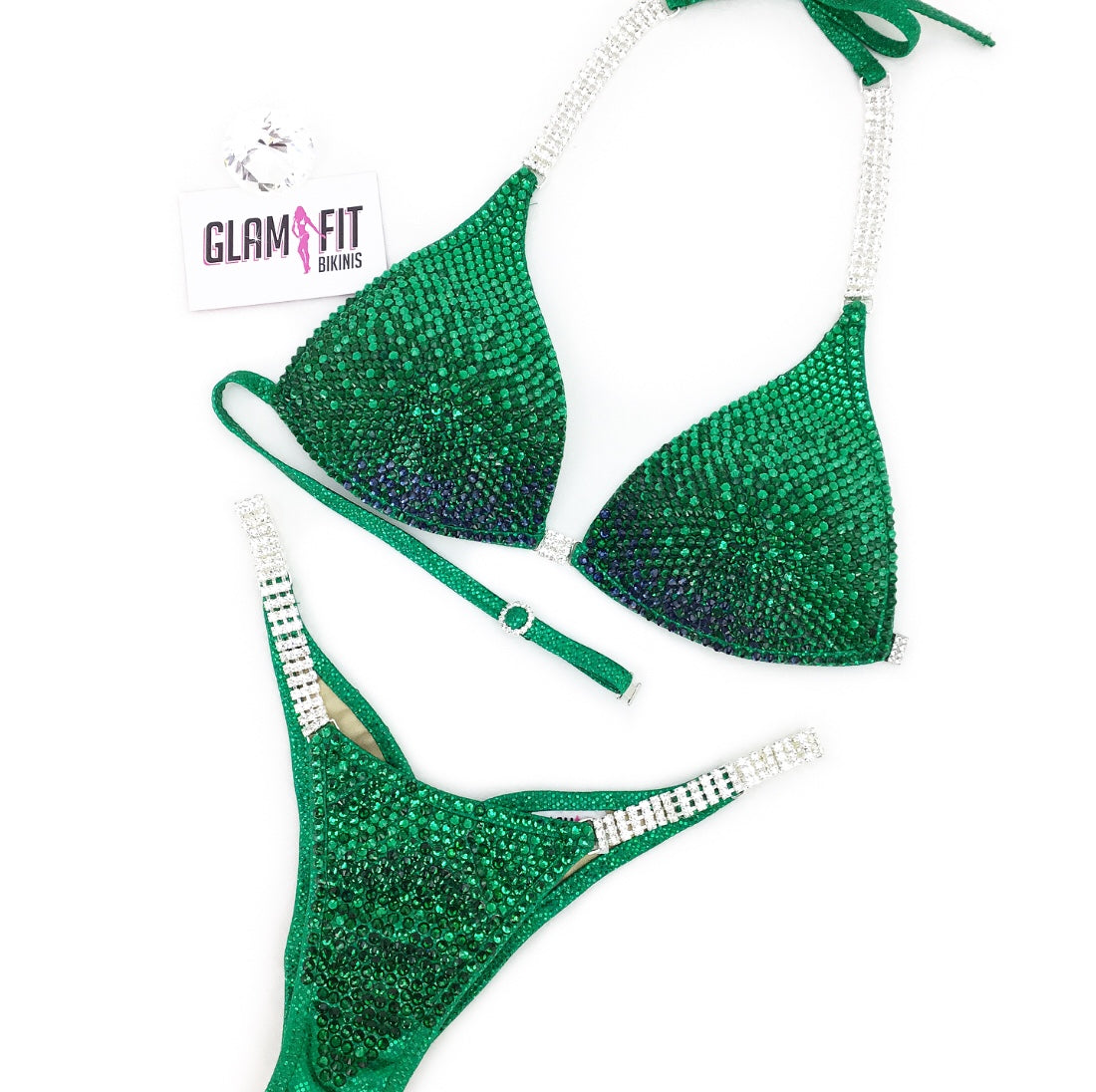 glamfit bikinis figure suit competition bikini ifbb npc icn anb embellished