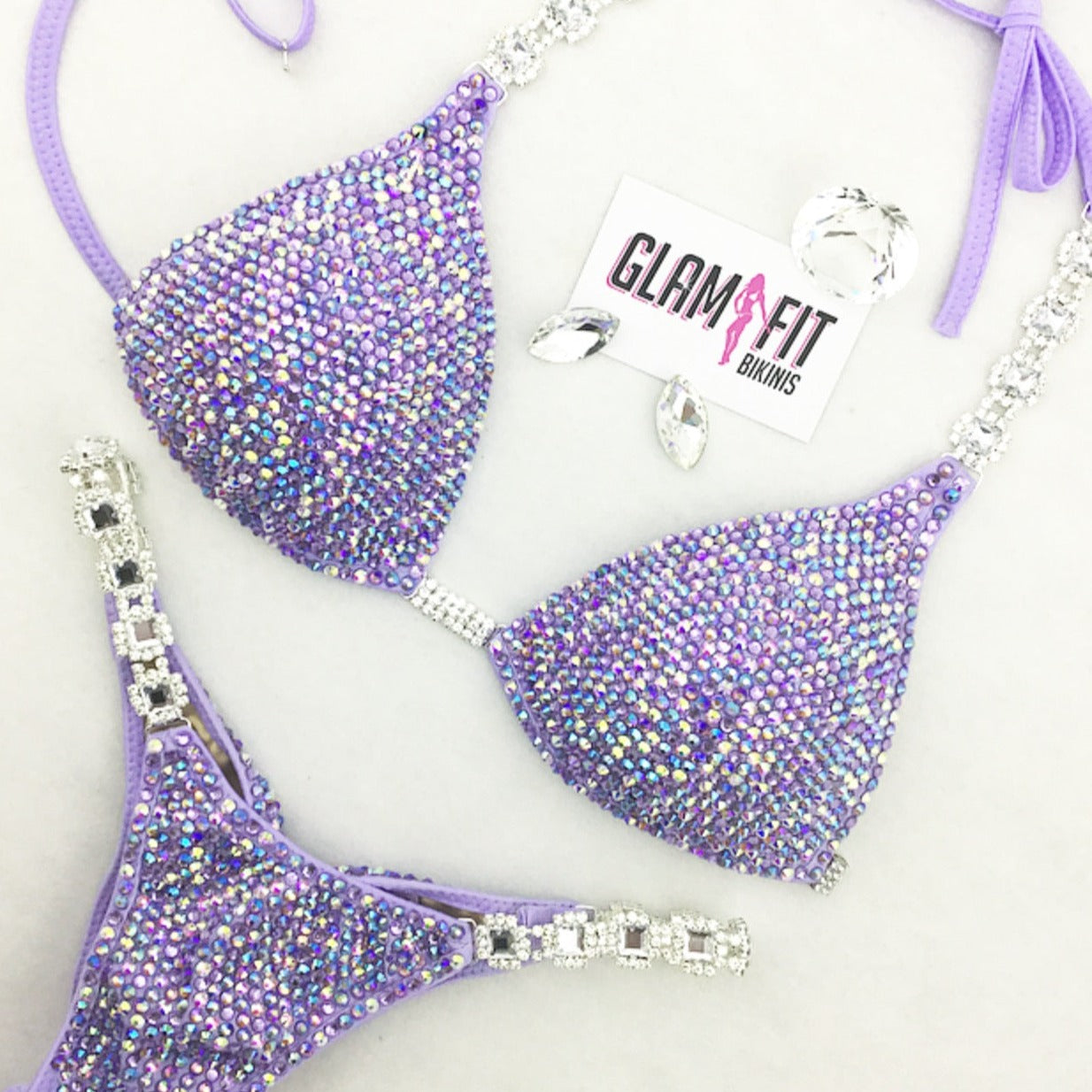 Competition Bikiniglamfit bikinis figure suit competition bikini ifbb npc icn anb embellished