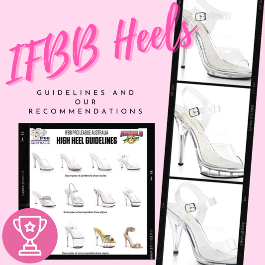 IFBB competition heel blog post