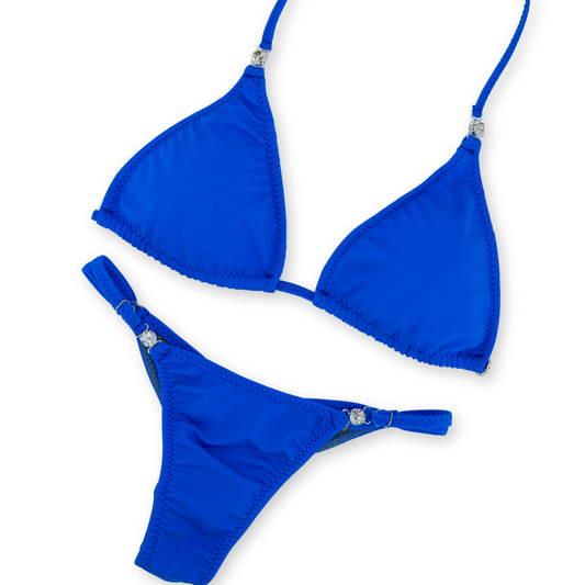 Electric Blue Posing Bikini - Ready to Ship