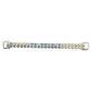 Connector Set - Brief: 2 Row 4mm AB Crystals,  Strap: 2 Row 4mm AB Crystals,  Middle: 3 Row 4mm AB Crystals - 2cm