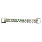 Connector Set - Brief: 2 Row 4mm AB Crystals,  Strap: 2 Row 4mm AB Crystals,  Middle: 3 Row 4mm AB Crystals - 2cm