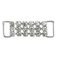 3 row 4mm crystals - 4cm - Middle Cup Connector