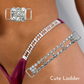 Connector Set - Brief: Cute Ladder,  Strap: Cute Ladder,  Middle: 3 Row 4mm - 2cm