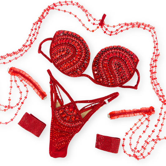 Couture Bikini - Sophie's Red