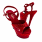 Embellished Heels - Size 6 - Red