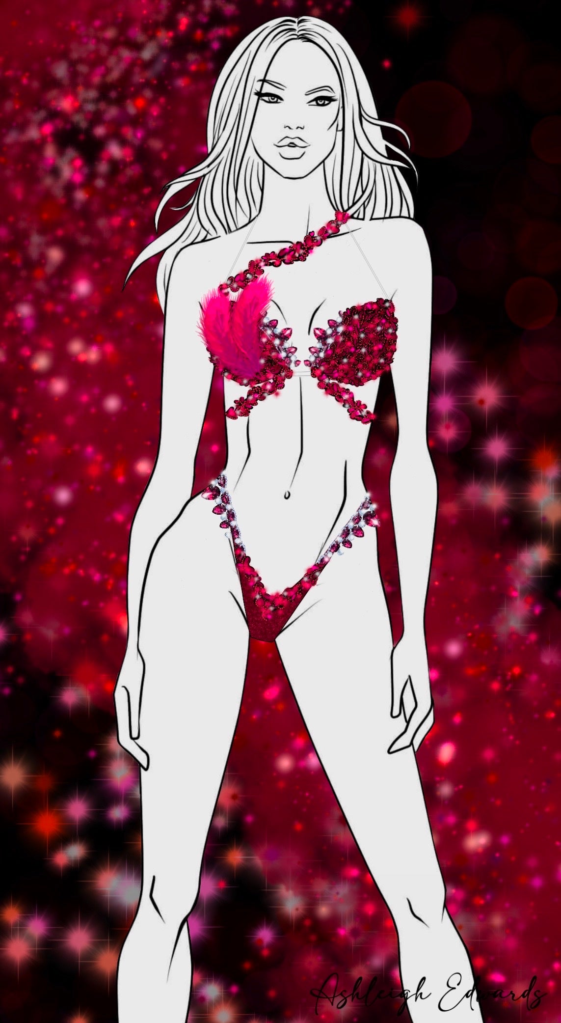 Couture Design - Bloodmoon Blaze