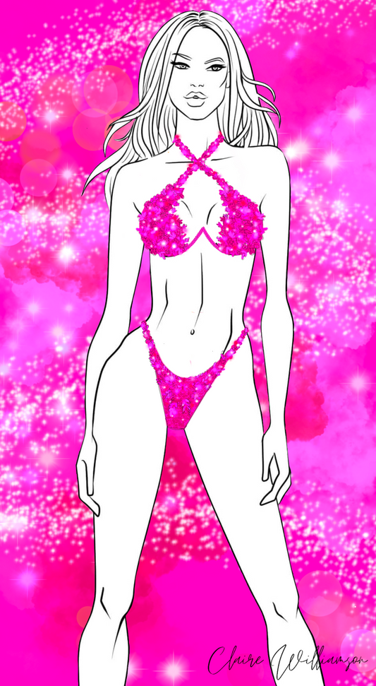 Couture Design - Electric Bloom