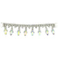 Connector Set - Brief: Marquise Drop,  Strap: 2 Row 4mm,  Middle: Marquise Drop