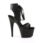 ADORE-700-14 Blk Faux Leather/Blk Matte