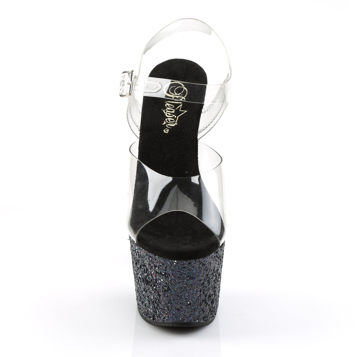 ADORE-708LG Clr/Blk Multi Glitter