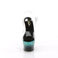 ADORE-708SS Clr/Blk-Turquoise Multi Glitter