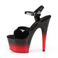 ADORE-709BR-H Blk Pat/Blk-Red