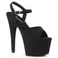 ADORE-709FS Blk Faux Suede/Blk Faux Suede