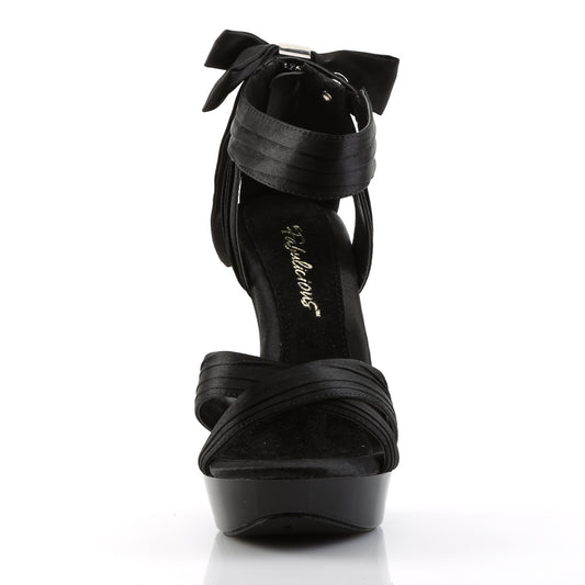 COCKTAIL-568 Blk Satin/Blk