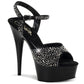 DELIGHT-609RS Blk Suede-Pewter RS/ Blk