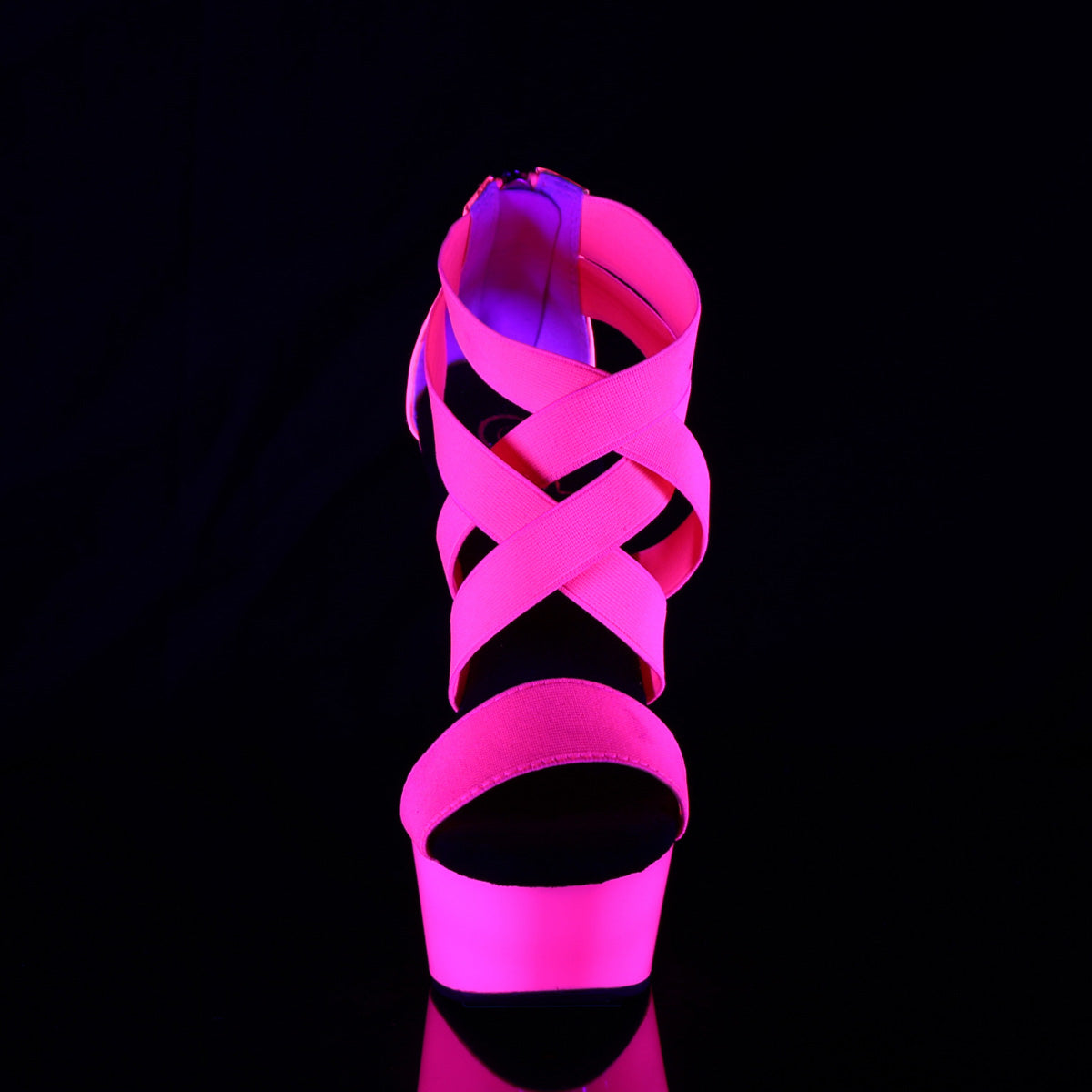 DELIGHT-669UV Neon H. Pink Elastic Band-Pat/Neon H. P.