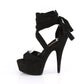 DELIGHT-679 Blk Faux Suede/Blk Faux Suede