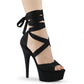 DELIGHT-679 Blk Faux Suede/Blk Faux Suede