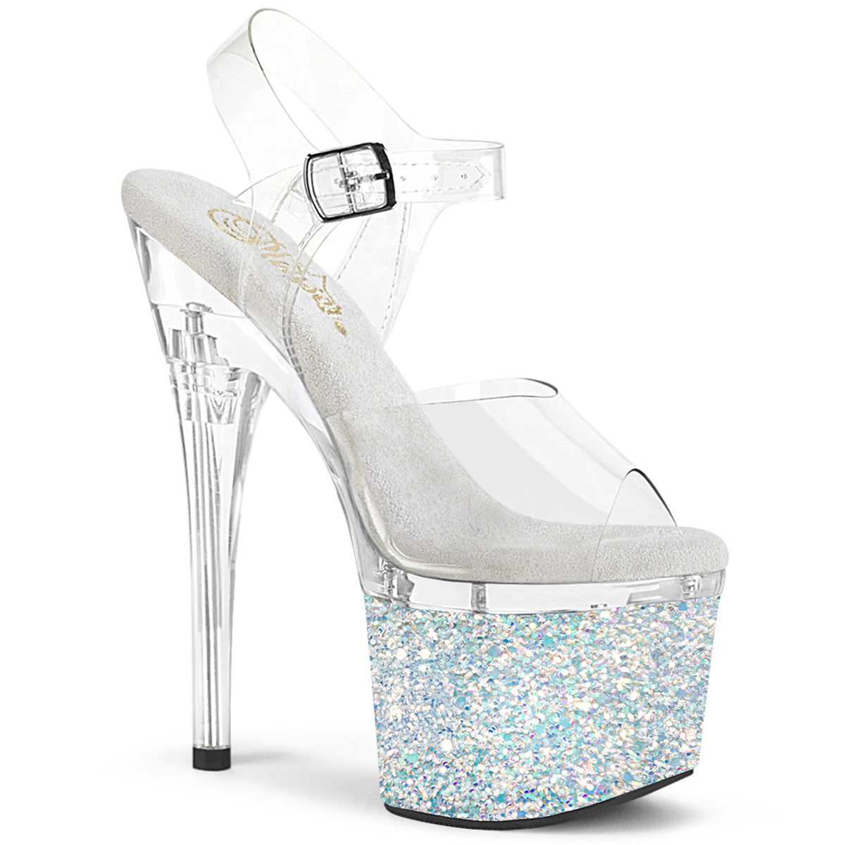 ESTEEM-708LG Clr/Clr-Wht Multi Glitter