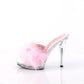 GLORY-501F-8 B. Pink Faux Leather-Fur/Clr