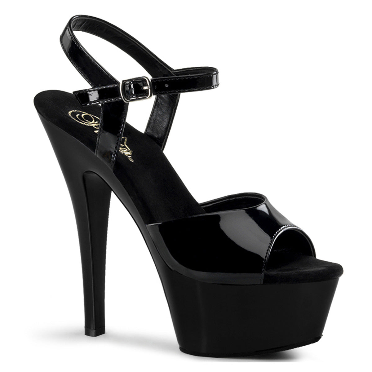 KISS-209 Blk Pat/Blk - size 9