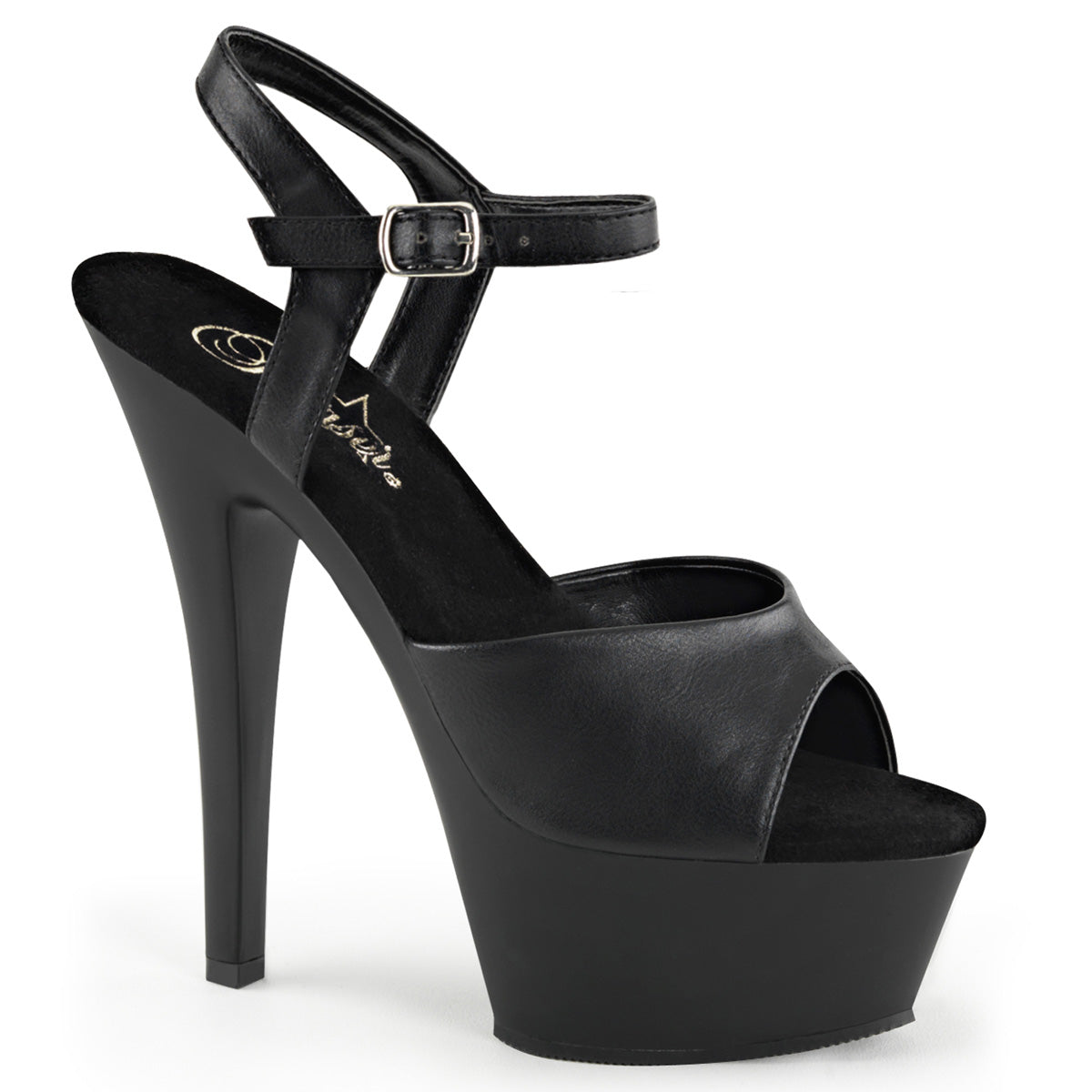 KISS-209 Blk Faux Leather/Blk Matte